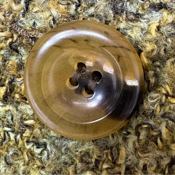 LOUBEN Canada Moss Green Wool Blend Tweed Suit Blazer Jacket 4 Academia Classic - Picture 6 of 16